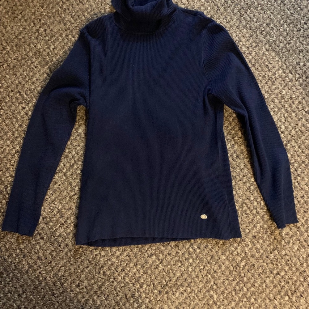 Women’s Ralph Lauren XL Navy turtleneck! Great condition !